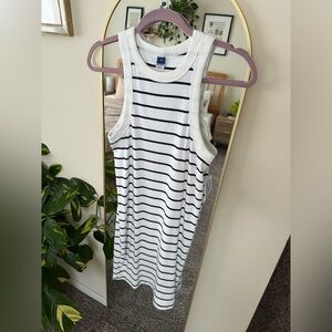 NWT Old Navy Fitted Striped Sleeveless Rib-Knit Mini Dress for Women